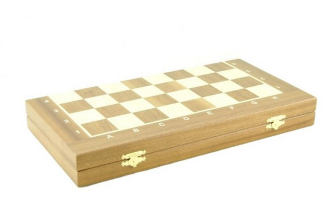 Шахматный ларец складной махагон, 45мм Шахматный ларец складной махагон, 45мм