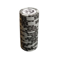 Фишки для игры в покер Black Stars номиналом 100 (25шт)